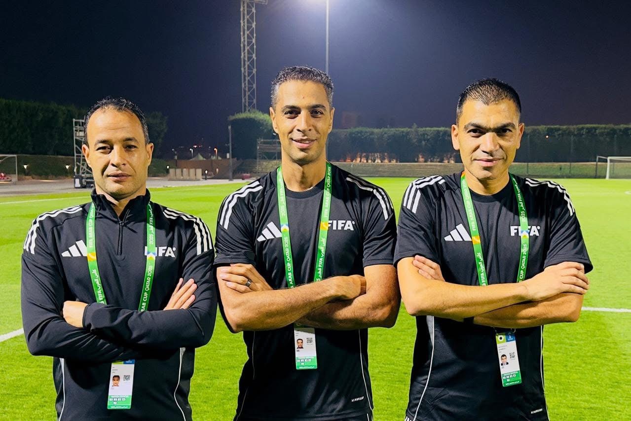طاقم تحكيم مصري لقيادة مباراة فلسطين والسعودية.. تفاصيل